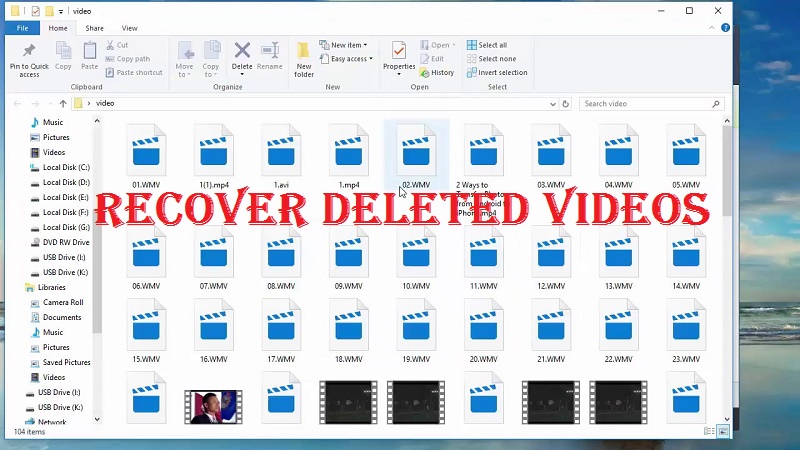 How to recover deleted videos from pc