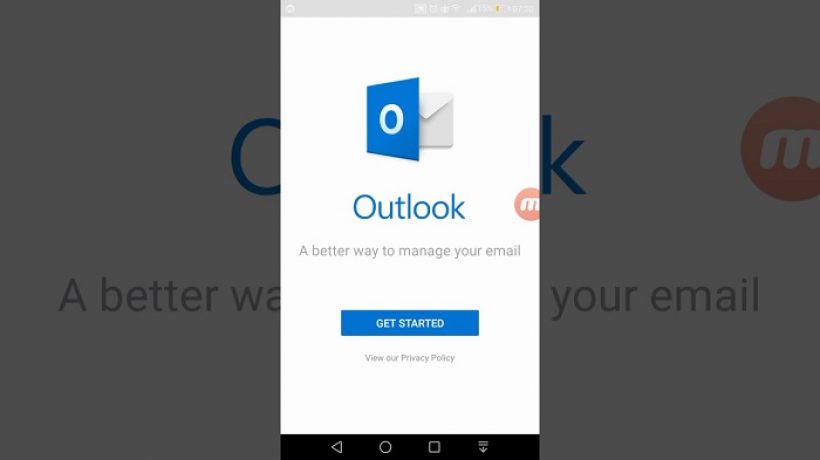 How to configure outlook in android mobile?