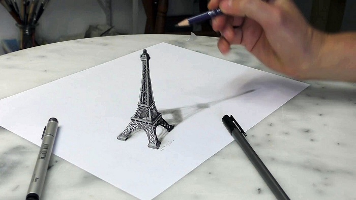 How to draw 3d pictures for beginners