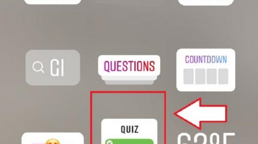 Quizzes on instagram: The new stickers for the stories
