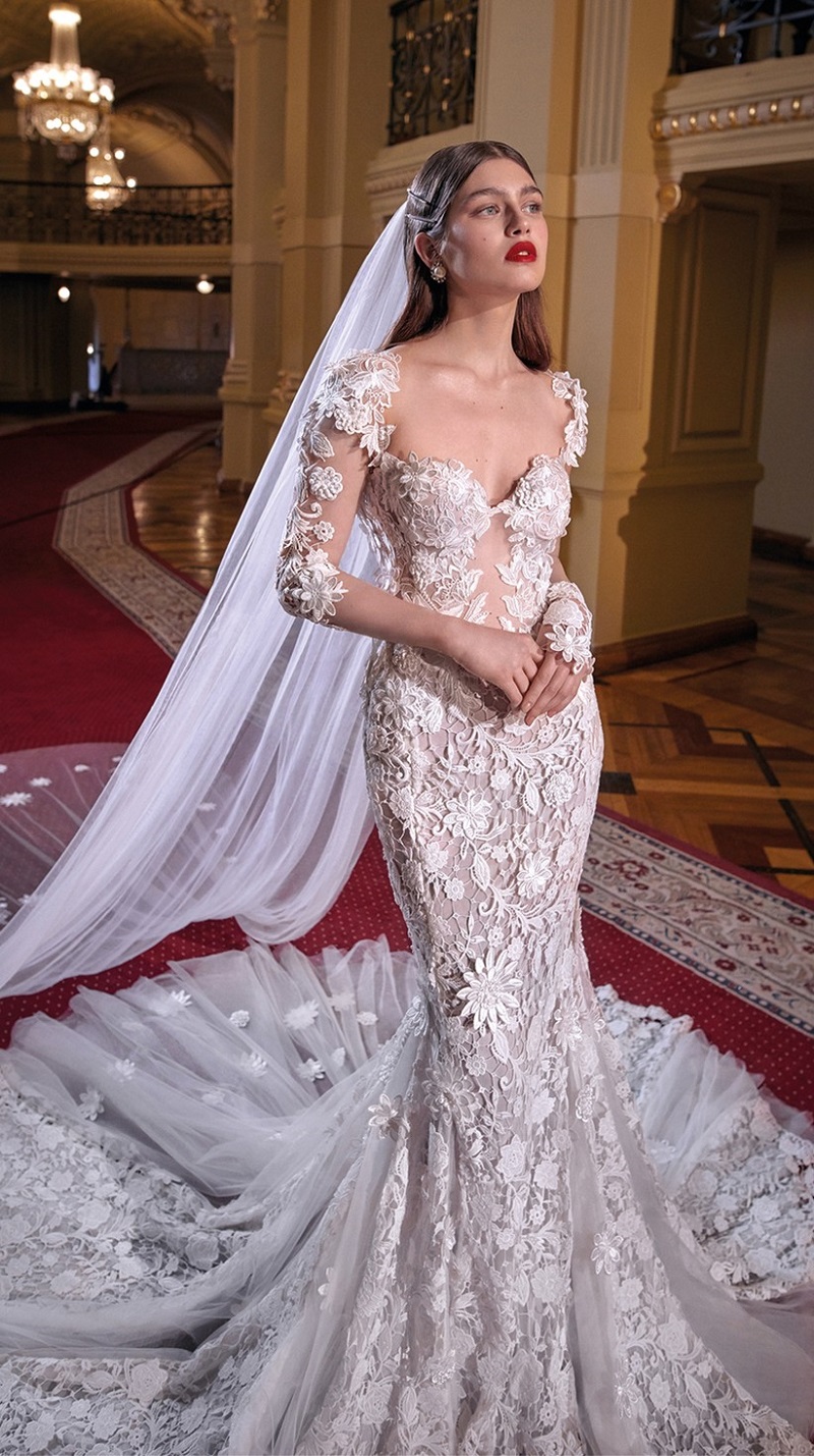 Lace wedding dresses for different styles