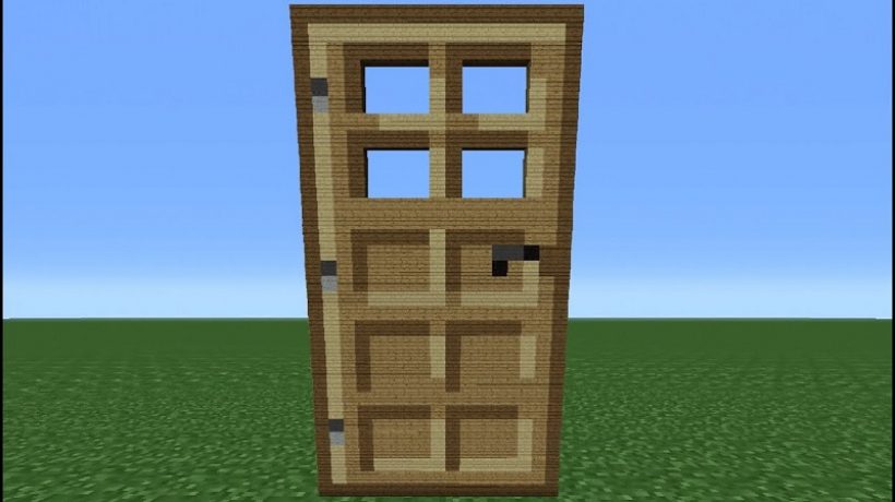 How to make a door in Minecraft