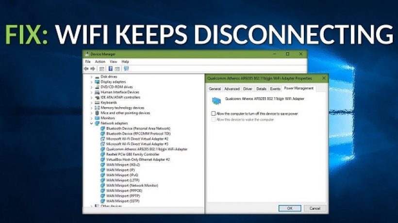 Why does my computer keep disconnecting from wifi?
