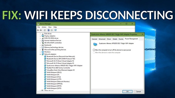 Why does my computer keep disconnecting from wifi