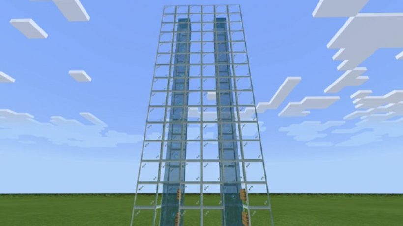 How to make a water elevator in minecraft?