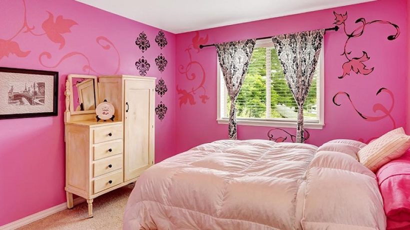 10 Tricks for matching pink two colour combinations for bedroom walls