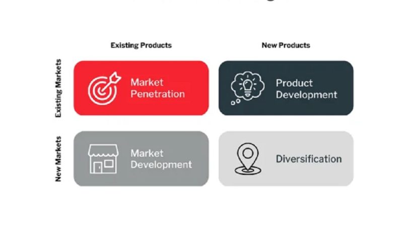 Which Four Growth Strategies are Important for a New Market and New Product?