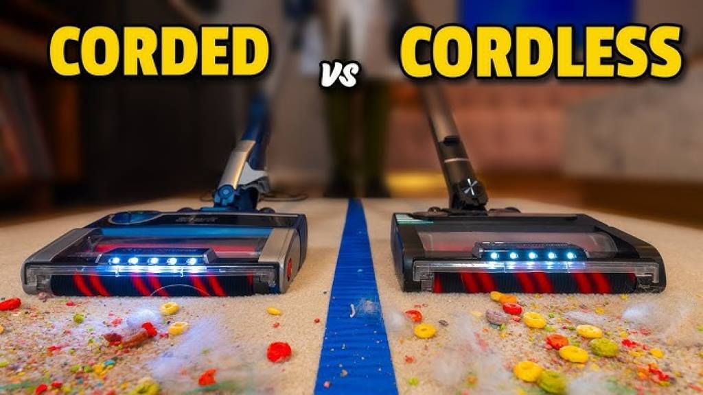 corded vs cordless stick vacuums