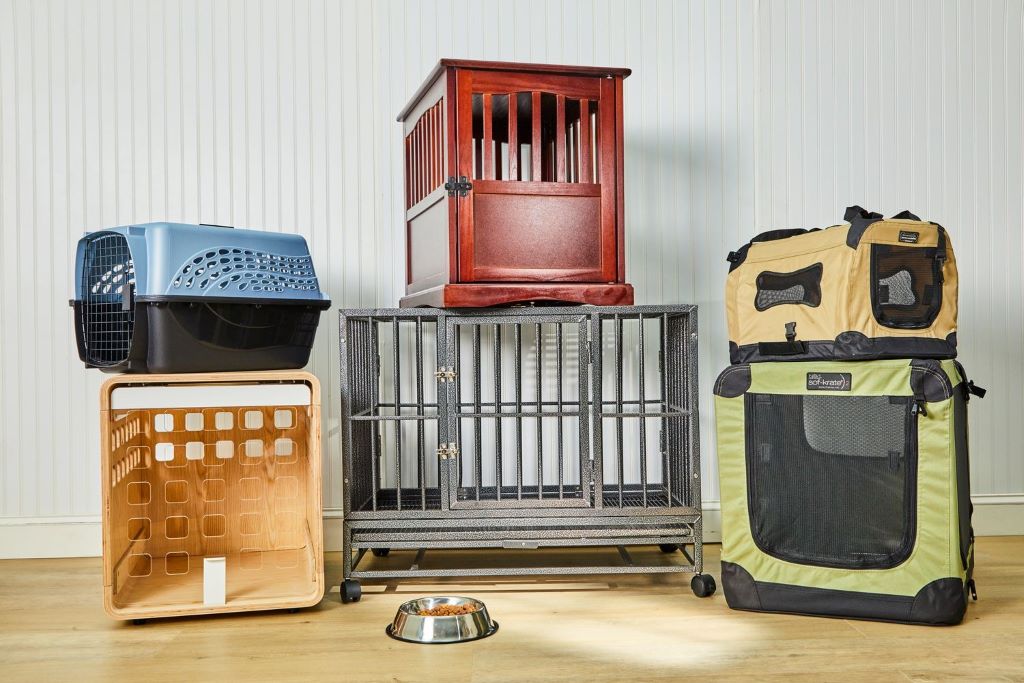 Collapsible dog crate with portable design, ideal for pet comfort in 2025