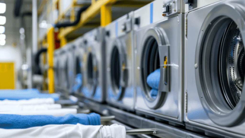 Accessories for professional laundry equipment