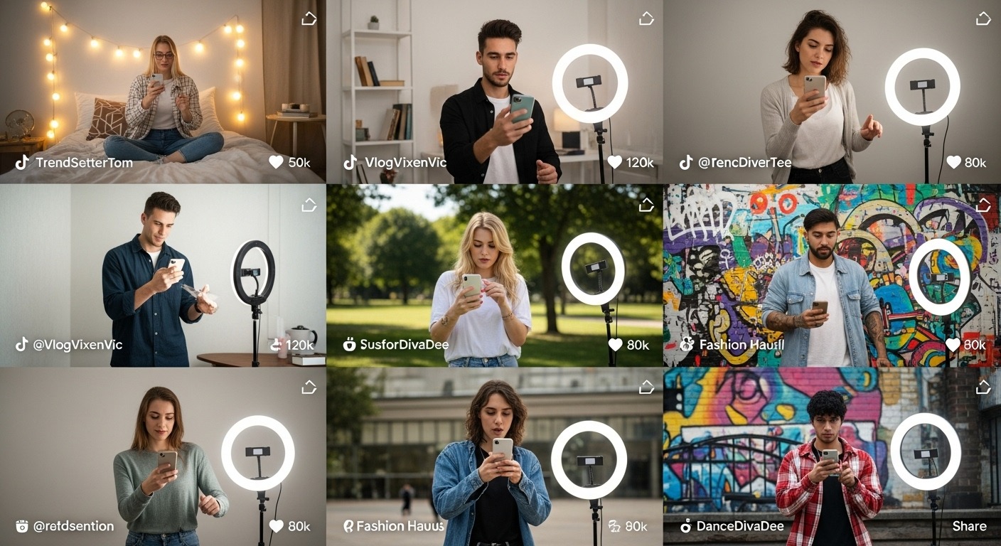 Engagement analytics from TikTok micro influencer campaign