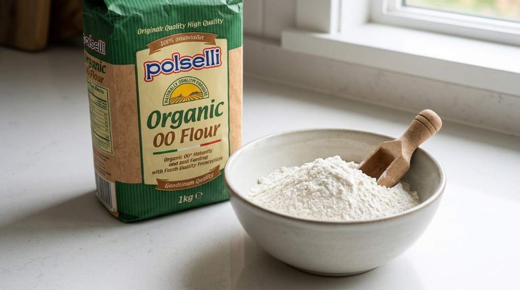 Fresh pasta dough made with POLSELLI Type 00 flour