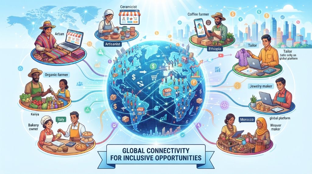 Digital technology creating inclusive economic opportunities